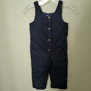 Old Navy Boy's Unisex Toddler 2T 2A Snowbib Suit Navy Blue